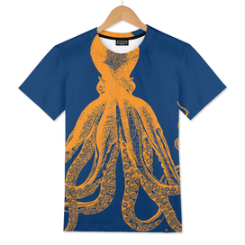 Octopus Navy Orange