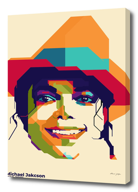 Michael Jackson in WPAP Pop art