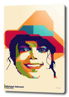 Michael Jackson in WPAP Pop art