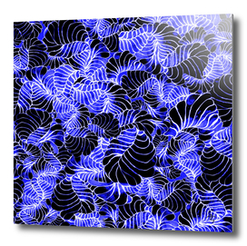 blue-black-and-white spirals, whirl, monochrome, illusion