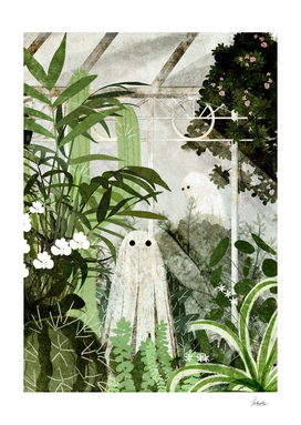 there's a ghost in the greenhouse again