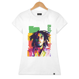 Bob Marley Popart Style