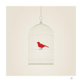 Birdie in a cage