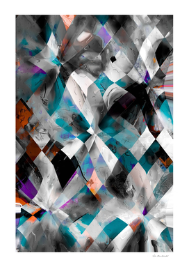 geometric pixel square pattern abstract art