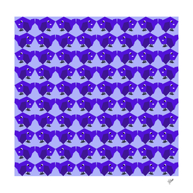 Purple birdy pattern