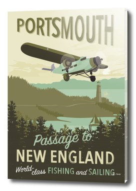Portsmouth Travel Poster