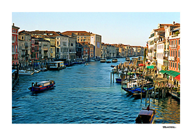 Venezia - Canal Grande Rialto on OIL
