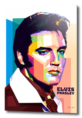 Elvis Prasley Popart Style