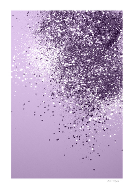 Soft Lavender Lady Glitter #1 (Faux Glitter) #shiny #decor