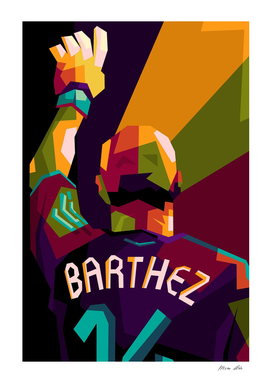Fabien Barthez in popart