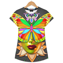 Creative Mandala Butterfly Woman Face 3