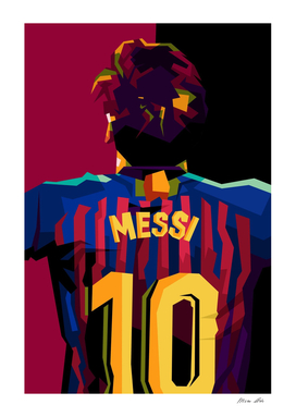 Lionel Messi in popart