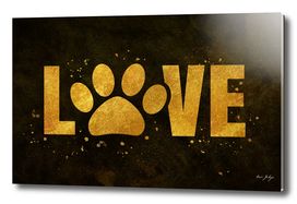 Dog Lover - golden art