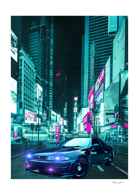 Car Skyline City Neon 2077