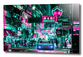 City Neon Car Cyberpunk 2077