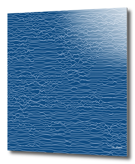 Abstract Lines 01 - Classic Blue