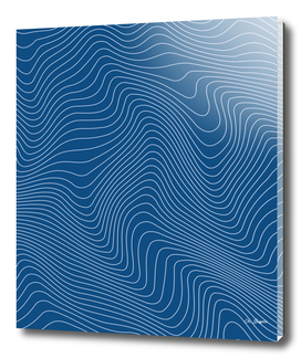Abstract Lines 02 - Classic Blue