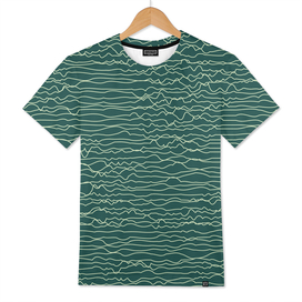 Abstract Lines 01 - Forest Green