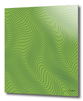 Abstract Lines 02 - Green
