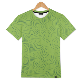 Topographic Map 01 - Green