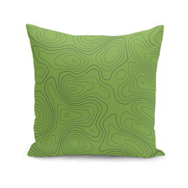 Topographic Map 01 - Green