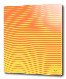 Line Gradient 02 - Yellow + Tangerine