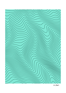 Abstract Lines 02 - Mint