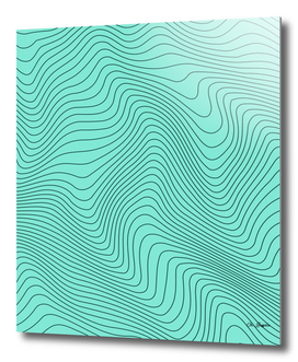 Abstract Lines 02 - Mint