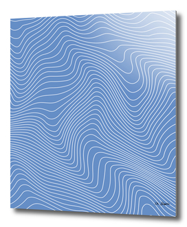Abstract Lines 02 - Blue