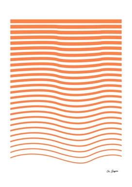 Line Gradient 01 - Tangerine