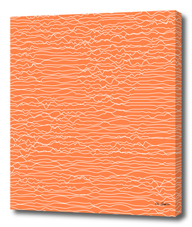 Abstract Lines 01 - Tangerine