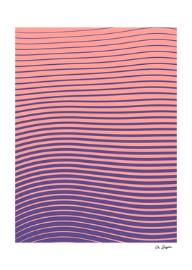 Line Gradient 02 - Ultraviolet + Coral