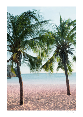 Sunset Palms Beach Vibes #1 #tropical #wall #decor #art