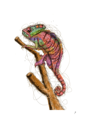 chameleon art