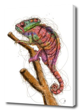 chameleon art