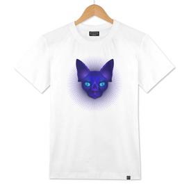 Blue alien cat