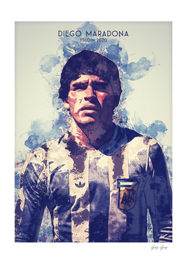 Diego Maradona Youth splatter