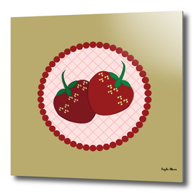 Strawberry Cream Pie Art