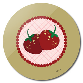 Strawberry Cream Pie Art