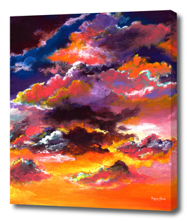Cloud Painting Sunset Series 3/4