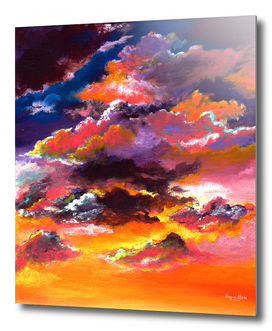 Cloud Painting Sunset Series 3/4