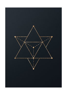 Gold Geometric Glyph Mandala Sigils Rune on Teal - Portrait