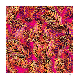 secondary pattern, feathers, abstract art,