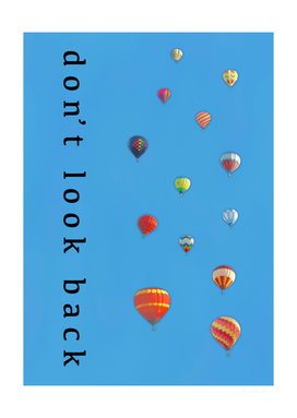 don’t look back - air balloon -