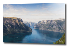 Fjord Landscape Panorama