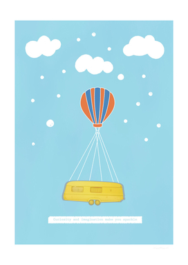 Flying Balloon Bus