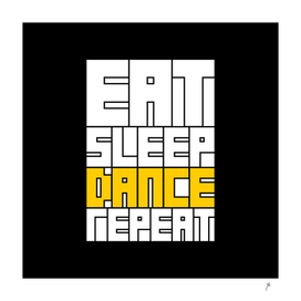 eat sleep dance rapeat