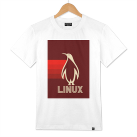 Red LINUX Penguin