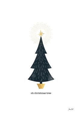 oh christmas tree, graphic painting, illustration