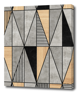 Concrete and Wood Triangles
